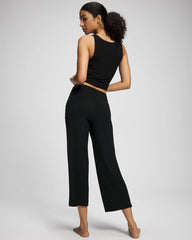 Soma / Cropped Pajama Pants BLACK