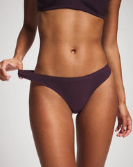 Soma / Soft Stretch Thong Panty PLUM PERFECT