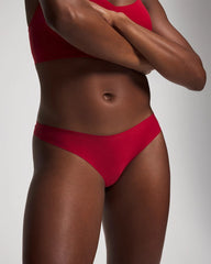 Soma / Soft Stretch Thong Panty PAINT THE TOWN RED