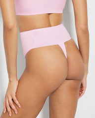 Soma / Tummy High-Waist Thong Panty SUGAR COATED