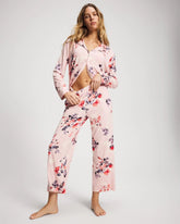 Soma / Ankle Pajama Pants FLORAL DREAMS PINK BLUSH