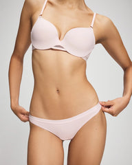 Soma / Cotton Thong Panty PRETTY PINK