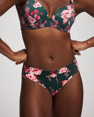 Soma / Thong Panty COTTAGE FLORAL MINI GREEN