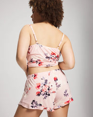 Soma / Ruffle Pajama Shorts FLORAL DREAMS PINK BLUSH