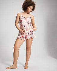 Soma / Tie Front Camisole FLORAL DREAMS PINK BLUSH