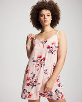 Soma / Tie Front Chemise FLORAL DREAMS PINK BLUSH