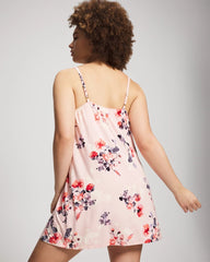 Soma / Tie Front Chemise FLORAL DREAMS PINK BLUSH