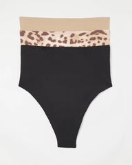 Soma / High-Waist Thong Panty 3 Pack ANIMAL MULTIPACK