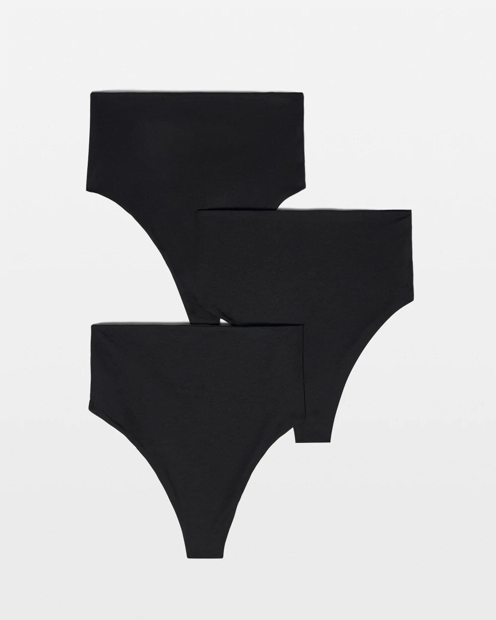 Soma / High-Waist Thong Panty 3 Pack BLACK MULTI PACK