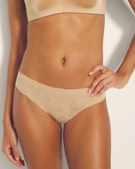 Soma / Thong Panty with Lace WARM AMBER