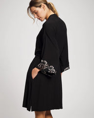Soma / Lace Robe BLACK