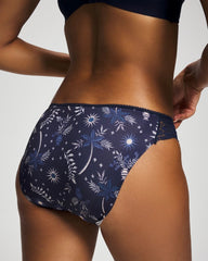 Soma / Edge Bikini Panty with Lace BOTANICAL TILE NAVY M