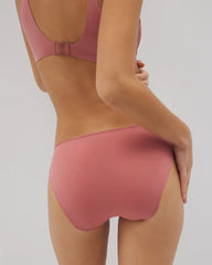 Soma / Edge Bikini Panty with Lace CLAY ROSE