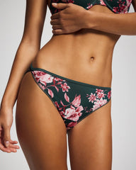 Soma / Edge Bikini Panty COTTAGE FLORAL MINI GREEN