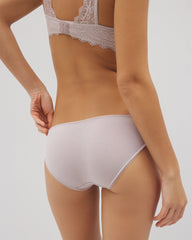 Soma / Bikini Panty with Lace GRAY GLASS