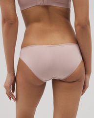 Soma / Bikini Panty with Lace ADOBE ROSE