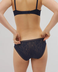 Soma / Soma Bikini Panty with Stretch Lace NIGHTFALL NAVY