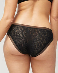 Soma / Soma Bikini Panty with Stretch Lace BLACK