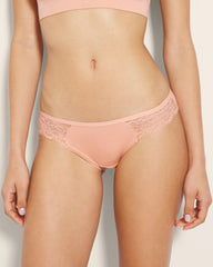 Soma / Bikini Panty with Enchanting Lace PEACH CLAY