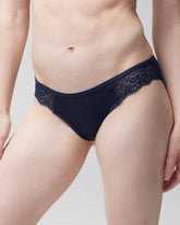 Soma / Bikini Panty with Enchanting Lace NIGHTFALL NAVY