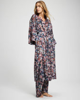 Soma / Long Robe PETAL MOSAIC PETROL