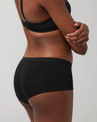 Soma / Cotton Boyshort Panty BLACK