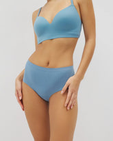 Soma / Seamless Rib Boyshort Panty BLUE HEAVEN
