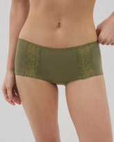Soma / Lace Boyshort Panty VETIVER GREEN