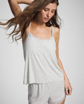 Soma / Pointelle Pajama Cami HEATHER FROST