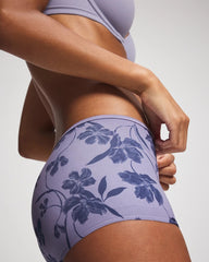 Soma / Edge Boyshort Panty REFLECTION BLOOMS M LAV