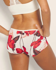 Soma / Boyshort Panty with Enchanting Lace TROPIC LIKE ITS HOT M WS
