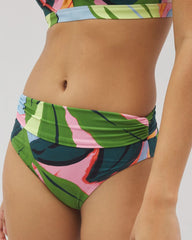 Soma / Covertible Bikini Bottom FLIRTY FLORA DARK SEA