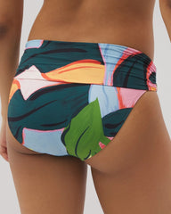 Soma / Covertible Bikini Bottom FLIRTY FLORA DARK SEA