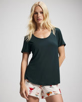 Soma / Packaged Short-Sleeve Short Pajama Set MERRY MIXES CHAMP