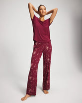 Soma / Packaged Short-Sleeve Pant Pajama Set SCATTERED SQUARES VP/FOIL