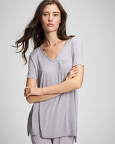 Soma / Short Sleeve Pajama Tunic Tee MOONSTONE