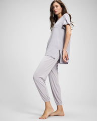 Soma / Short Sleeve Pajama Tunic Tee MOONSTONE