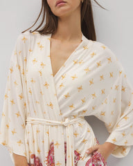 Soma / Kimono Short Robe KASHMIR PAISLEY PLCD CH