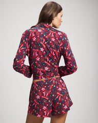 Soma / Relaxed Pajama Short HOLLY JOLLY RED VELVET