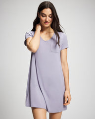 Soma / Short Sleeve Sleepshirt LAVENDER CLOUD