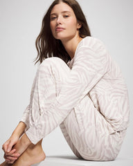 Soma / Banded Ankle Pajama Pant ZEBRA ZEN GRAY GLASS