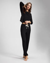 Soma / Banded Ankle Pajama Pant BLACK