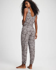 Soma / Banded Ankle Pajama Pant DIVINE LEOPARD TAUPE
