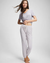 Soma / Banded Ankle Pajama Pant NIGHTCAP STRIPE LILAC ASH