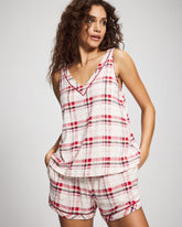 Soma / Printed Tank TARTAN TEXTILE CHAMP