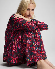 Soma / Printed Pajama Pant HOLLY JOLLY RED VELVET
