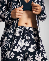 Soma / Printed Pajama Pant SERENITY PETALS NAVY