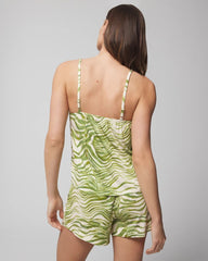 Soma / Smocked Pajama Cami INTO THE GROOVE WHITE SMK