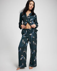 Soma / Pajama Pants MIDNIGHT CRANES BLUE