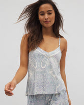 Soma / Piped Pajama Cami GLOBAL PAISLEY GRAND C